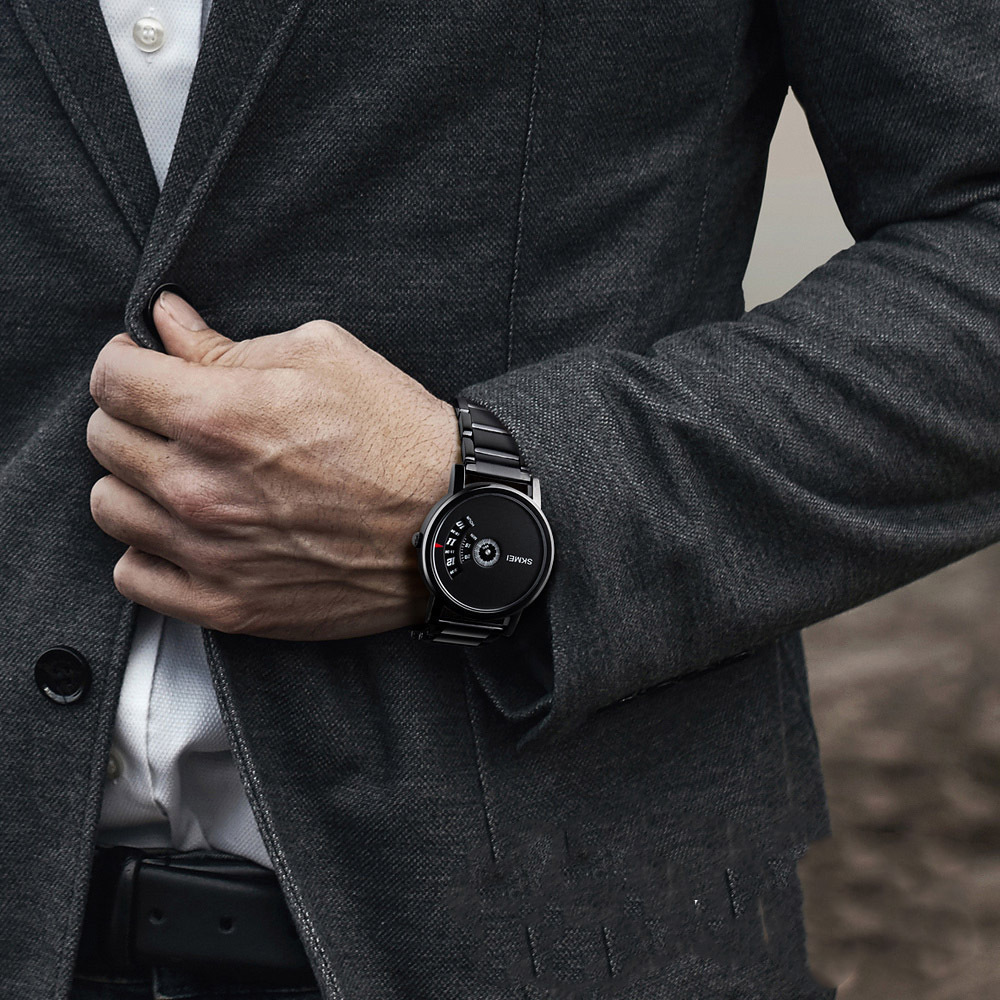 ساعت اسکمی مردانه مدل skmei 1260sbkbk - Image 5