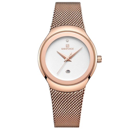 ساعت نیوی فورس زنانه naviforce nf5004 rgw