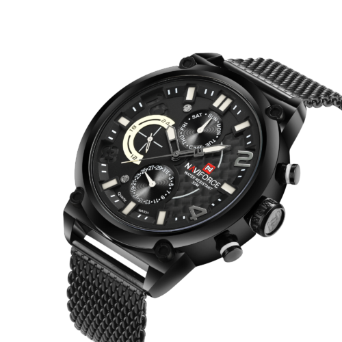 ساعت نیوی فورس مردانه naviforce nf9068s bwb