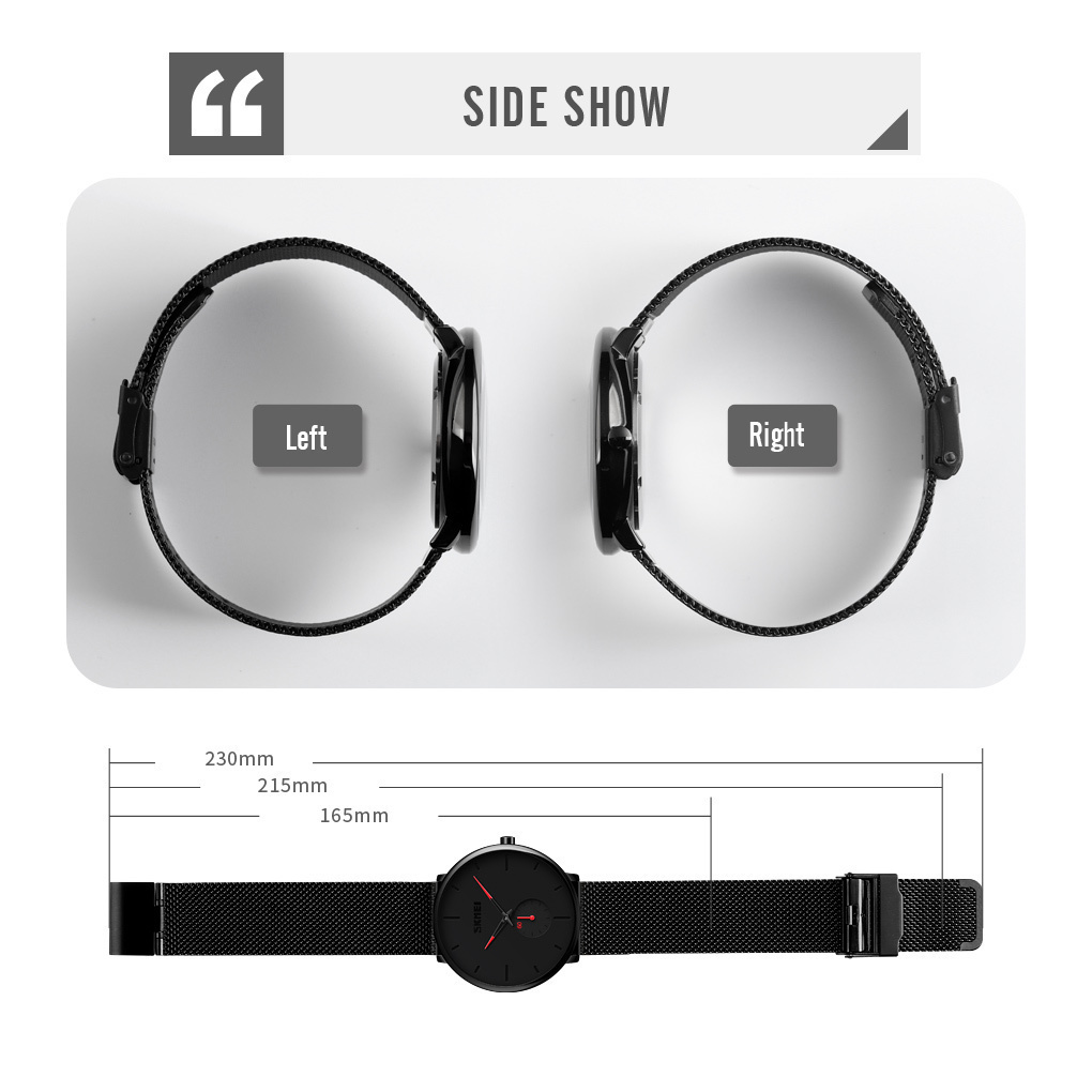 ساعت اسکمی مردانه مدلskmei 9185gn - Image 5